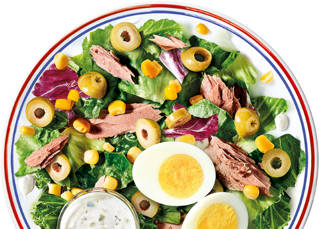 Egg and tuna salad