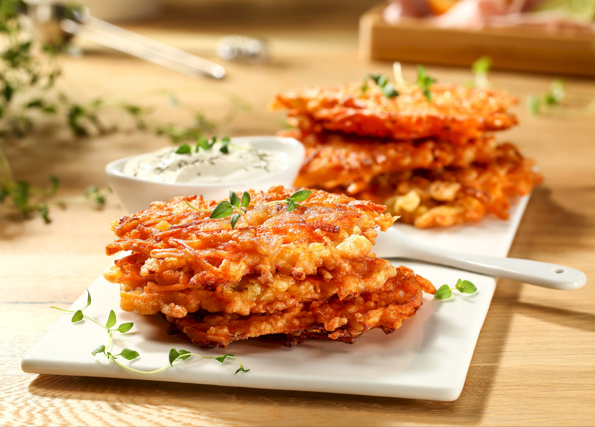 Carrot pancakes
