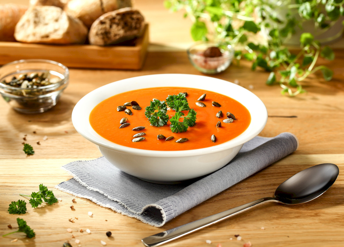 Carrot cream soup