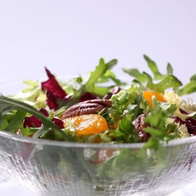 Salad with tangerines