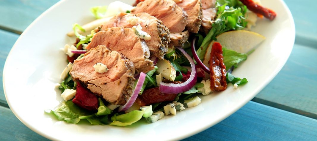 Grilled pork tenderloin