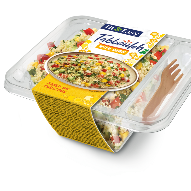 Tabbouleh salad with corn & pepper